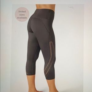 NEW Ruby Ribbon-Laser Cut Leggings - Fog